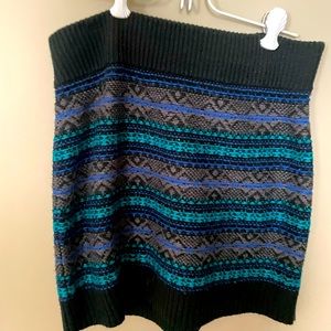 Knit sweater skirt